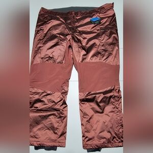 COLUMBIA Kick Turner II Insulated Omni-Tech Snow Pants Women Plus Size 3X Maroon